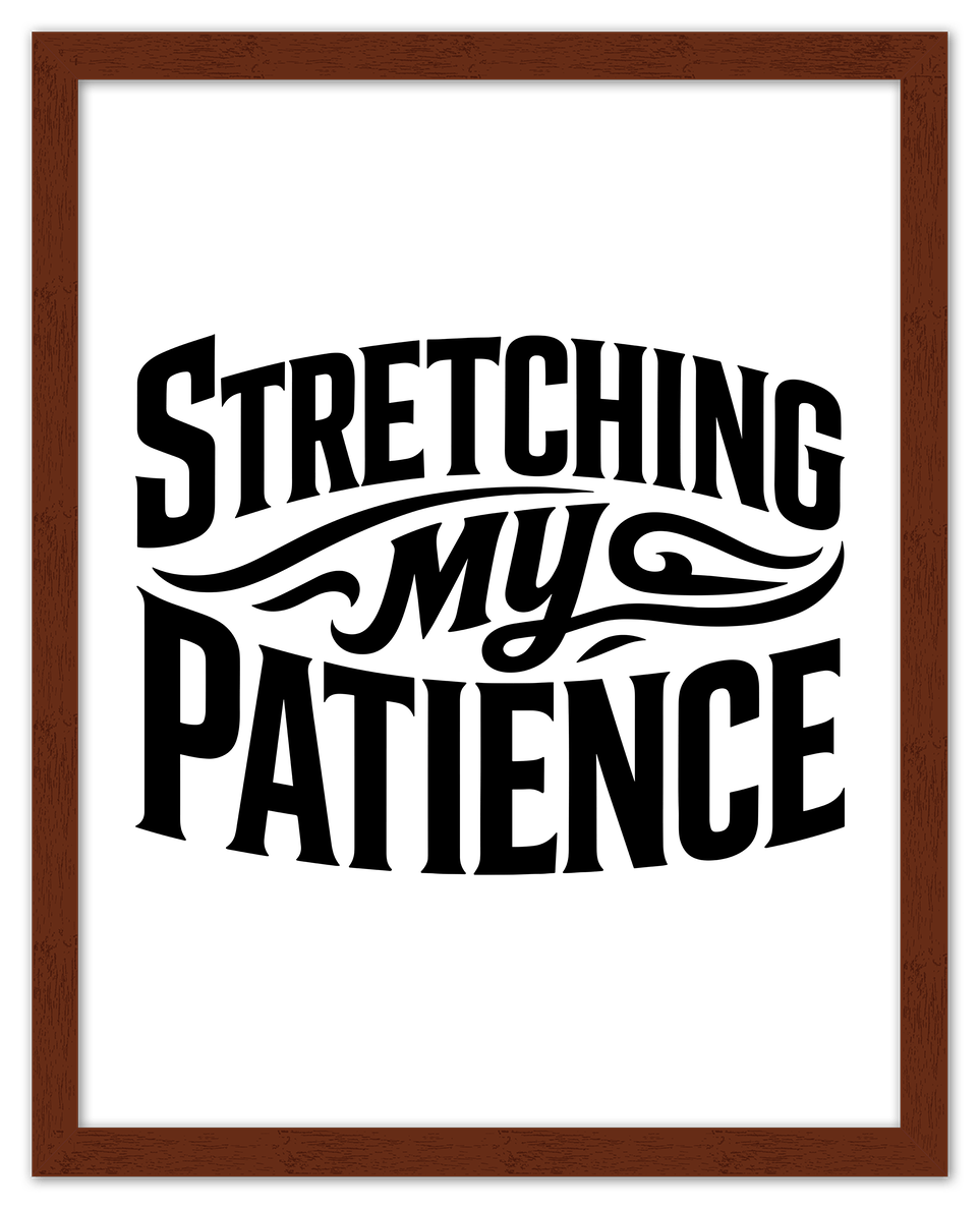 Typography Motivational Wall Art – Inspirational Decor for Office, Bedroom, Desk, Living Room, Home, Positive Sayings, Mindset, Attitude, Therapy, Posters, Picture, Motivating Prints, Decorations - Front View