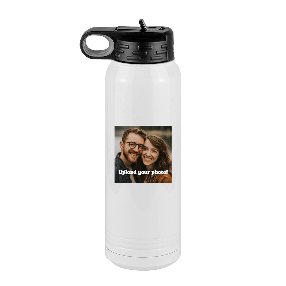Personalized Water Bottle (30 oz) - Upload Your Photo - Left View
