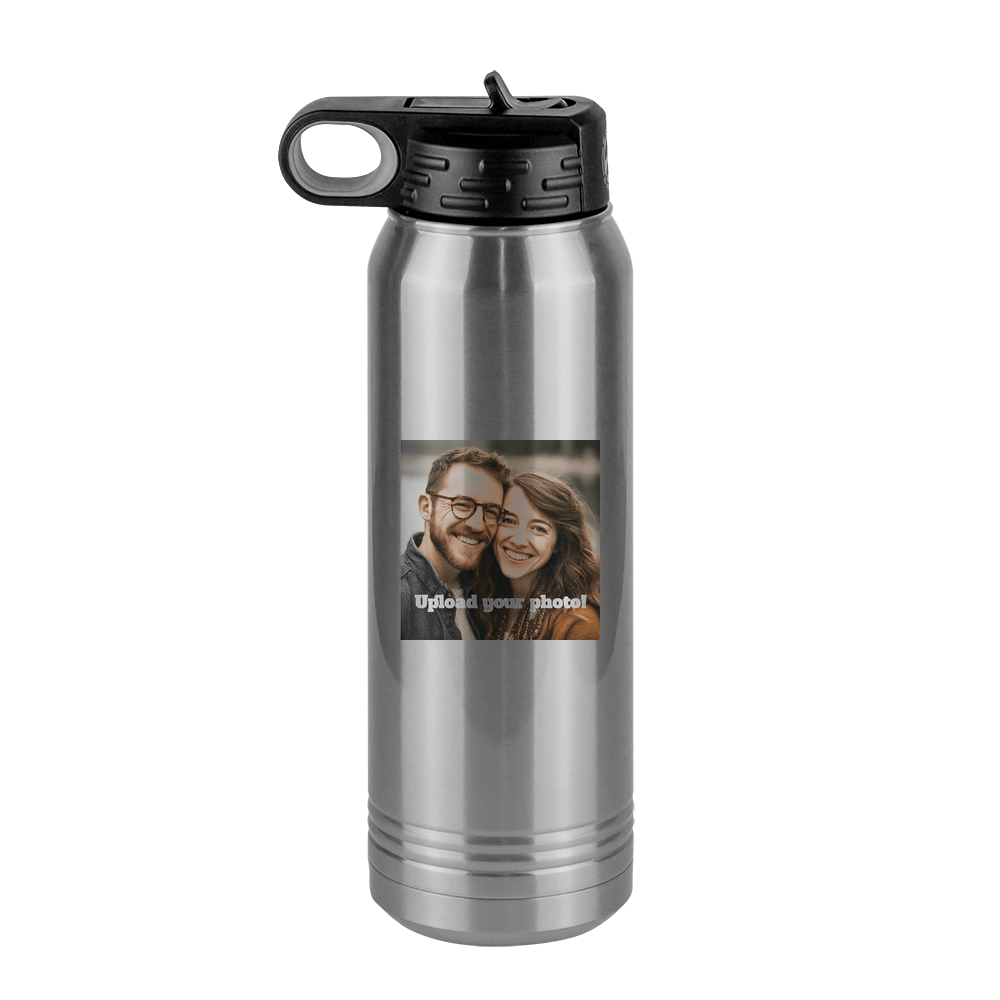 Personalized Water Bottle (30 oz) - Upload Your Photo - Left View