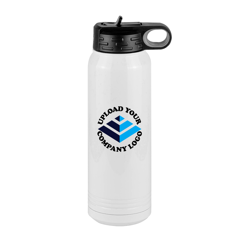 Personalized Water Bottle (30 oz) - Upload Your Logo - Right View