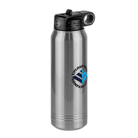 Thumbnail for Personalized Water Bottle (30 oz) - Upload Your Logo - Front Right View