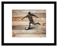 Thumbnail for Wood Wall Art Soccer - Front View