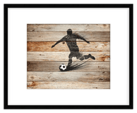 Thumbnail for Wood Wall Art Soccer - Front View
