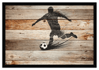 Thumbnail for Wood Wall Art Soccer - Front View