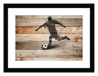 Thumbnail for Wood Wall Art Soccer - Front View