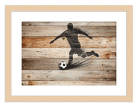 Thumbnail for Wood Wall Art Soccer - Front View