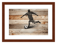 Thumbnail for Wood Wall Art Soccer - Front View