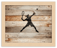 Thumbnail for Wood Wall Art Tennis - Front View