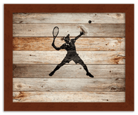 Thumbnail for Wood Wall Art Tennis - Front View
