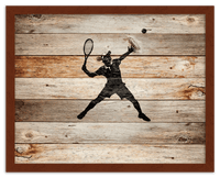 Thumbnail for Wood Wall Art Tennis - Front View