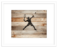 Thumbnail for Wood Wall Art Tennis - Front View