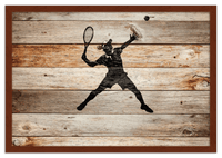 Thumbnail for Wood Wall Art Tennis - Front View
