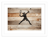 Thumbnail for Wood Wall Art Tennis - Front View