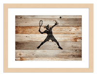 Thumbnail for Wood Wall Art Tennis - Front View