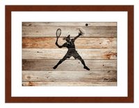 Thumbnail for Wood Wall Art Tennis - Front View