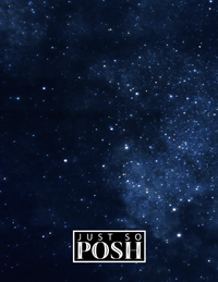 Thumbnail for Personalized Zodiac Sign Notebook - Night Sky - Pisces - Back View