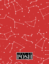 Thumbnail for Personalized Zodiac Sign Notebook - Astrology Font - Back View