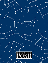 Thumbnail for Personalized Zodiac Sign Notebook - Astrology Font - Back View
