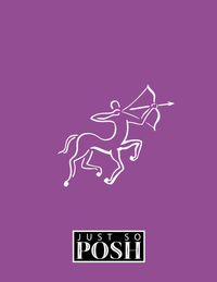 Thumbnail for Zodiac Sign Notebook - Characteristics of a Sagittarius - Back View