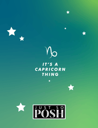 Thumbnail for Zodiac Sign Notebook - Traits of a Capricorn - Back View