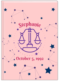 Thumbnail for Personalized Zodiac Sign Journal - Constellation - Libra - Front View