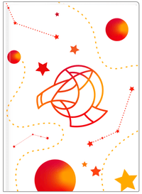 Thumbnail for Zodiac Sign Journal - Constellations - Aries - Front View