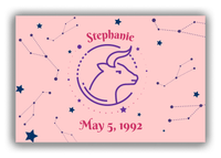 Thumbnail for Personalized Zodiac Sign Canvas Wrap & Photo Print - Constellation - Taurus - Front View