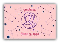 Thumbnail for Personalized Zodiac Sign Canvas Wrap & Photo Print - Constellation - Gemini - Front View