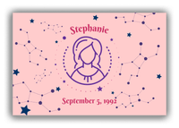 Thumbnail for Personalized Zodiac Sign Canvas Wrap & Photo Print - Constellation - Virgo - Front View