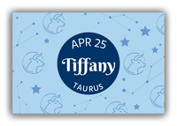 Thumbnail for Personalized Zodiac Sign Canvas Wrap & Photo Print - Constellation Circle - Taurus - Front View