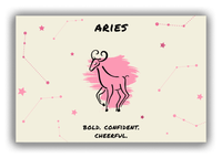 Thumbnail for Zodiac Sign Canvas Wrap & Photo Print - Characteristics of an Aries - Front View