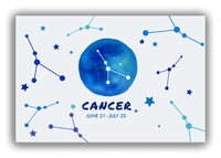 Thumbnail for Zodiac Sign Canvas Wrap & Photo Print - Date Range - Cancer - Front View