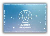 Thumbnail for Zodiac Sign Canvas Wrap & Photo Print - Traits of a Libra - Front View