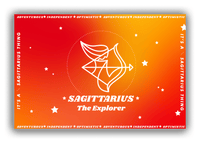 Thumbnail for Zodiac Sign Canvas Wrap & Photo Print - Traits of a Sagittarius - Front View