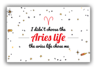 Thumbnail for Zodiac Sign Canvas Wrap & Photo Print - Aries Life - Front View