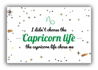 Thumbnail for Zodiac Sign Canvas Wrap & Photo Print - Capricorn Life - Front View
