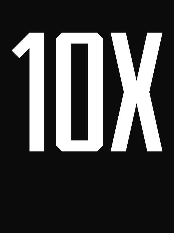 Personalized 10X T-Shirt - Black - Decorate View