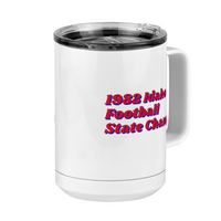 Thumbnail for 1982 Idaho Football State Champ Coffee Mug Tumbler with Handle (15 oz) - Front Right View