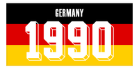 Thumbnail for 1990 Germany Beach Towel - Front View