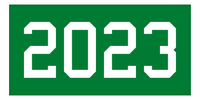 Thumbnail for 2023 Beach Towel - Green & White - Front View