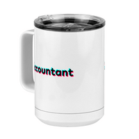 Thumbnail for Accountant Coffee Mug Tumbler with Handle (15 oz) - TikTok Trends - Front Left View