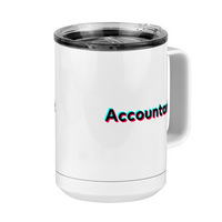 Thumbnail for Accountant Coffee Mug Tumbler with Handle (15 oz) - TikTok Trends - Front Right View