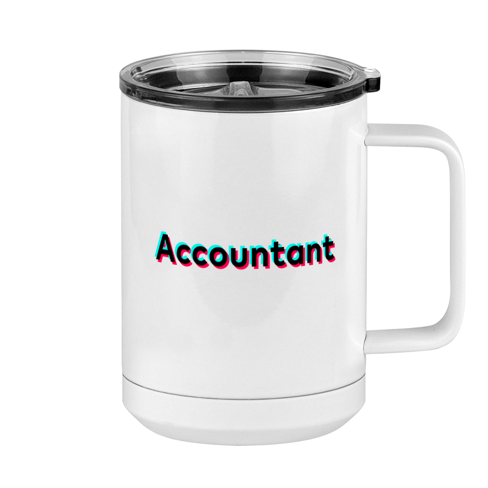 Accountant Coffee Mug Tumbler with Handle (15 oz) - TikTok Trends - Right View