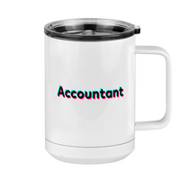 Thumbnail for Accountant Coffee Mug Tumbler with Handle (15 oz) - TikTok Trends - Right View