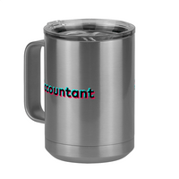 Thumbnail for Accountant Coffee Mug Tumbler with Handle (15 oz) - TikTok Trends - Front Left View