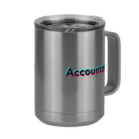 Thumbnail for Accountant Coffee Mug Tumbler with Handle (15 oz) - TikTok Trends - Front Right View