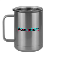 Thumbnail for Accountant Coffee Mug Tumbler with Handle (15 oz) - TikTok Trends - Left View
