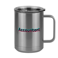 Thumbnail for Accountant Coffee Mug Tumbler with Handle (15 oz) - TikTok Trends - Right View