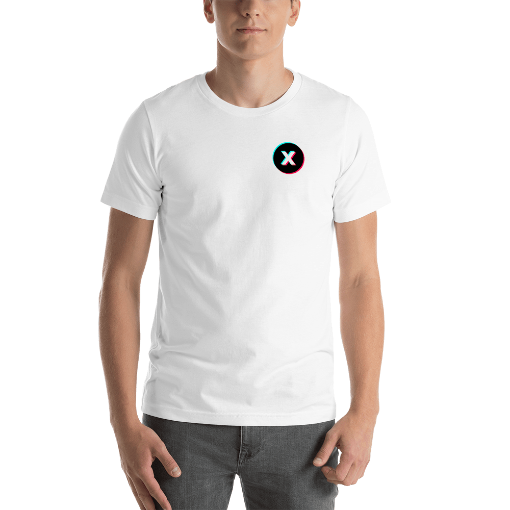 Aesthetic T-Shirt - Customizable Text - White - Shirt View