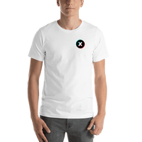Thumbnail for Aesthetic T-Shirt - Customizable Text - White - Shirt View